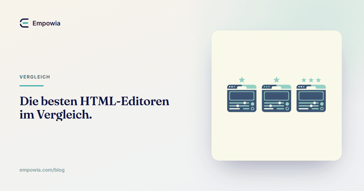 Die besten kostenlosen HTML-Editoren im Vergleich