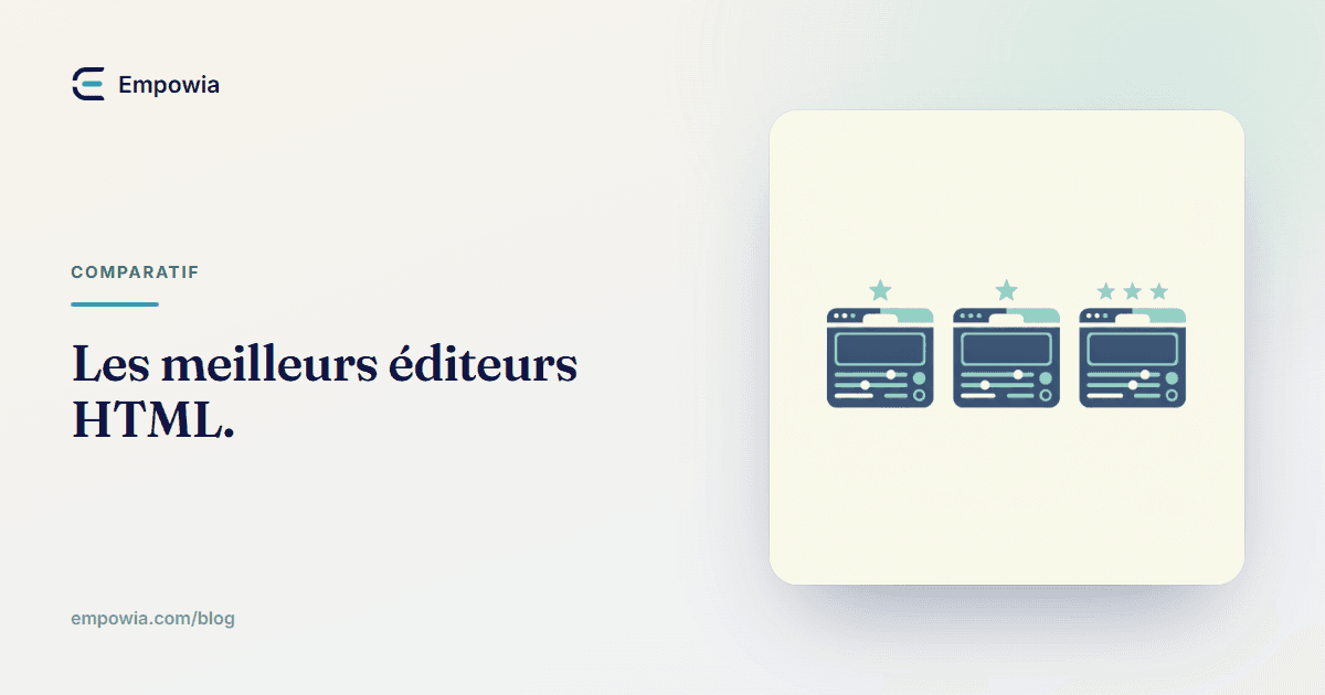 Les meilleurs éditeurs HTML gratuits, comparés