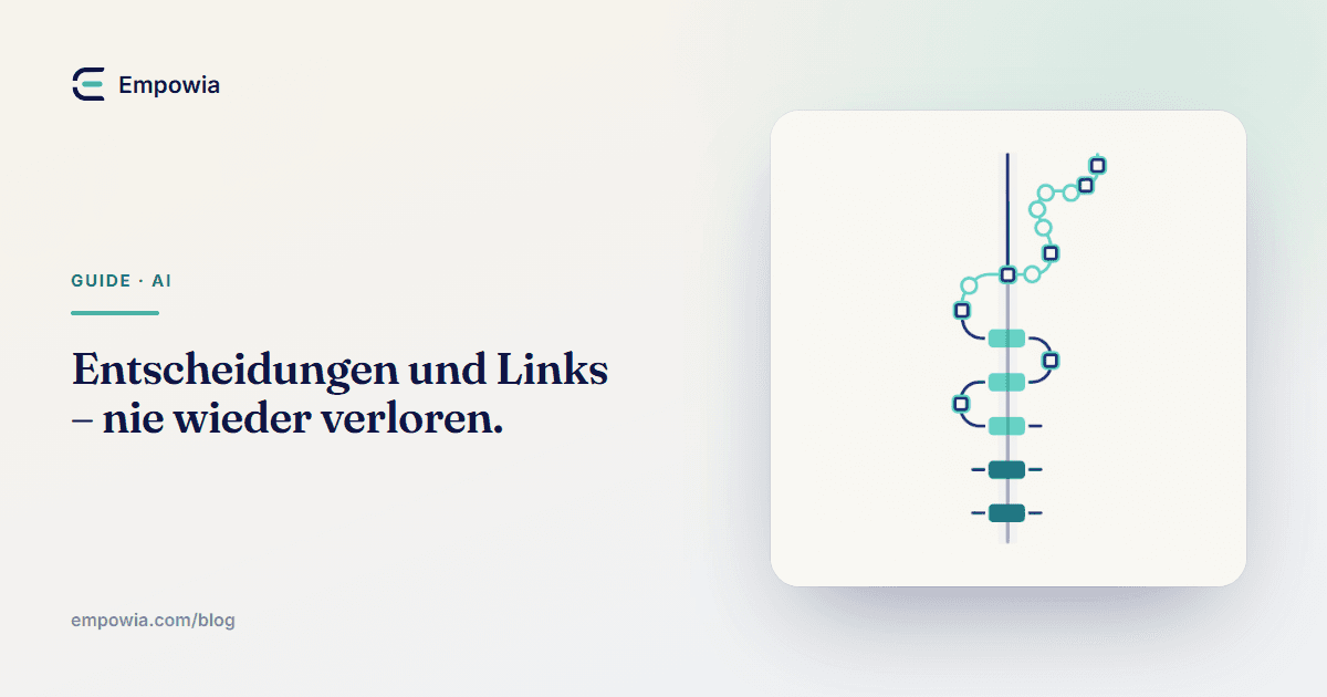 Wie du Entscheidungen aus Slack erfasst (und jeden geteilten Link wiederfindest)