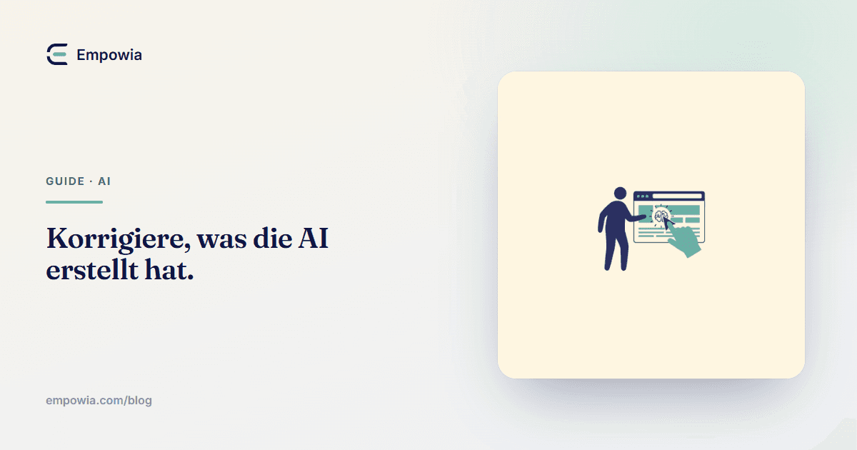 Wie du KI-generiertes HTML bearbeitest