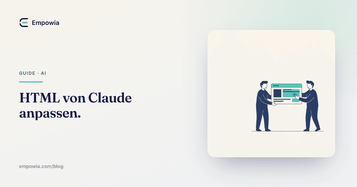 Wie du eine mit Claude erstellte Website bearbeitest