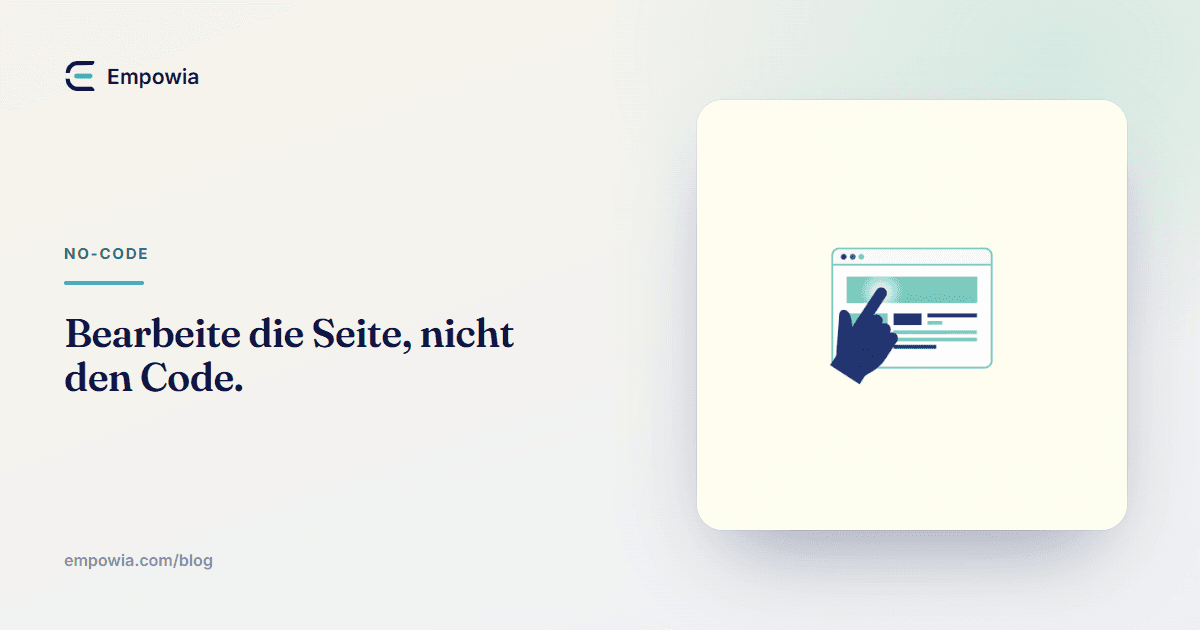 HTML visuell bearbeiten, ganz ohne Code