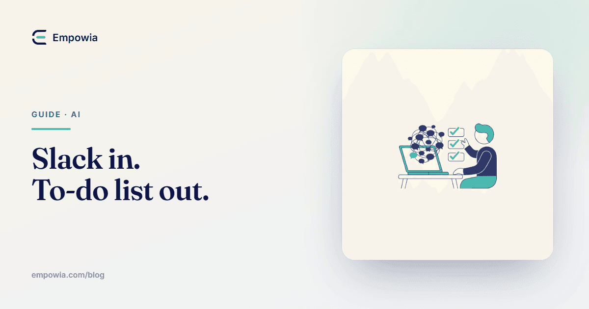 The little tasks your team buries in Slack — and how a lead keeps them all moving