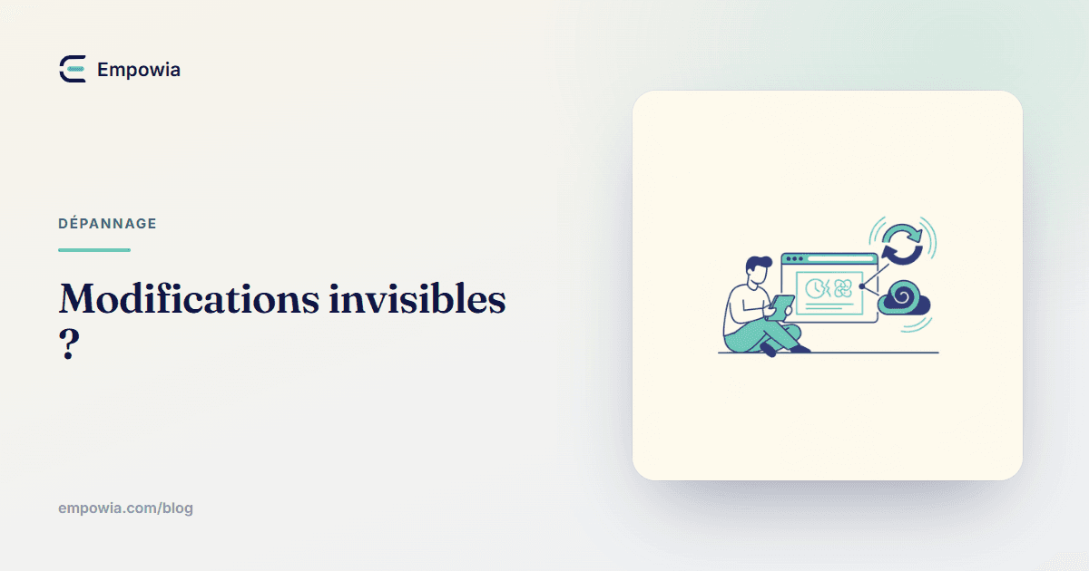 Pourquoi tes modifications HTML ne s'affichent pas dans le navigateur