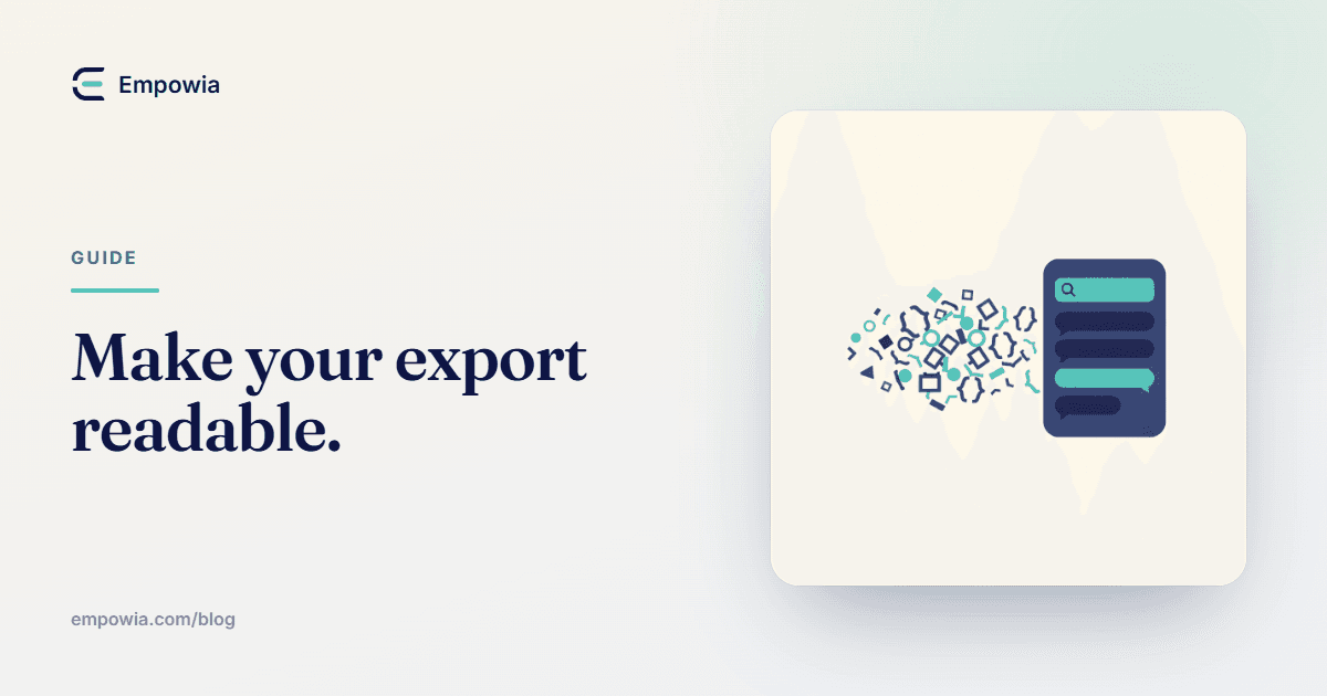 How to Make a Slack Export Readable and Searchable